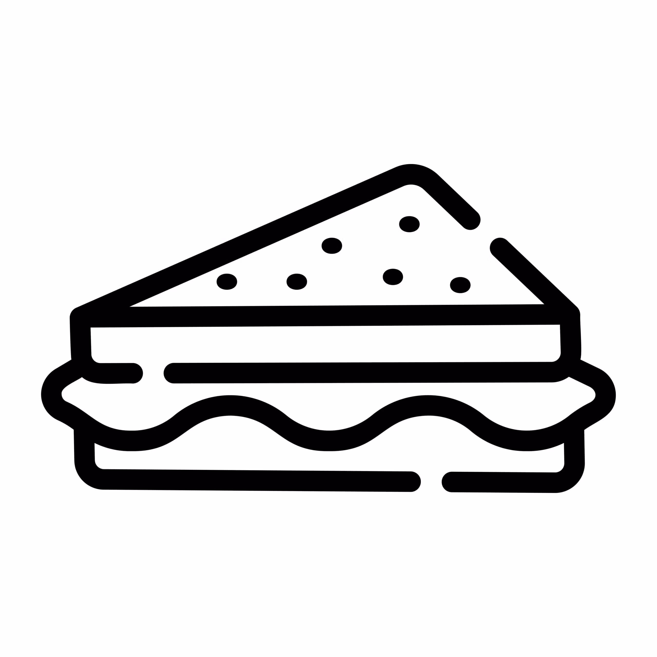 icono de sándwich