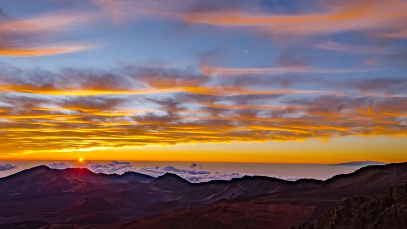 sunrise at Haleakala