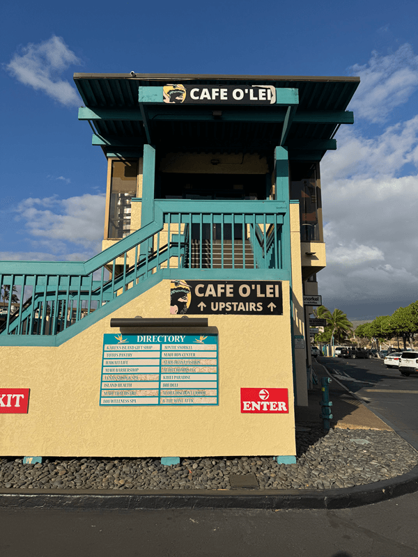 Cafe O'Lei in Kihei Maui Cafe O'Lei in Kihei Maui