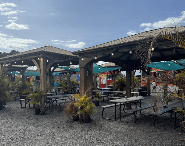 Maui Food Trucks of Kihei on a sunny day