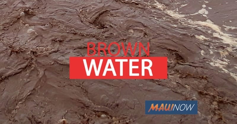Warnung vor braunem Wasser auf Maui
