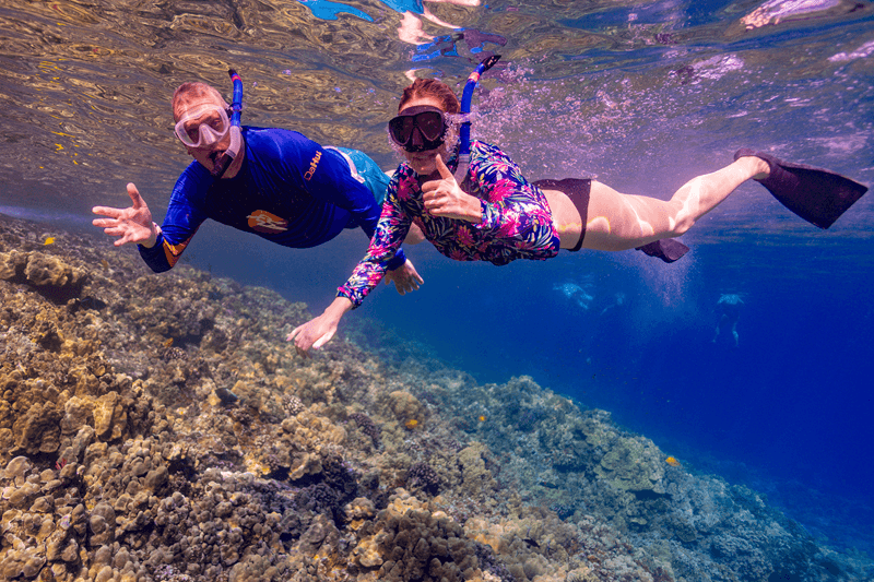 Valentine's Day in Maui snorkeling valentine's day in maui at molokini crater